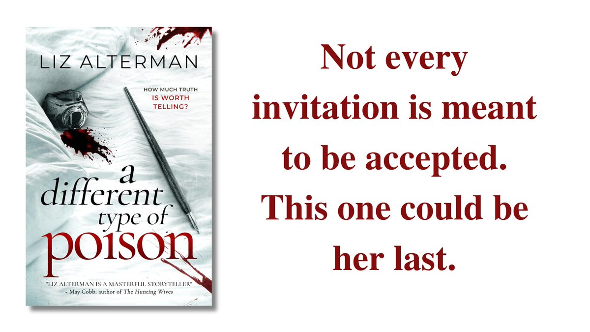 Not every invitation is meant to be accepted. This one could be her last. amazon.com/Different-Type… <a href="/LizAlterman/">Liz Alterman</a>