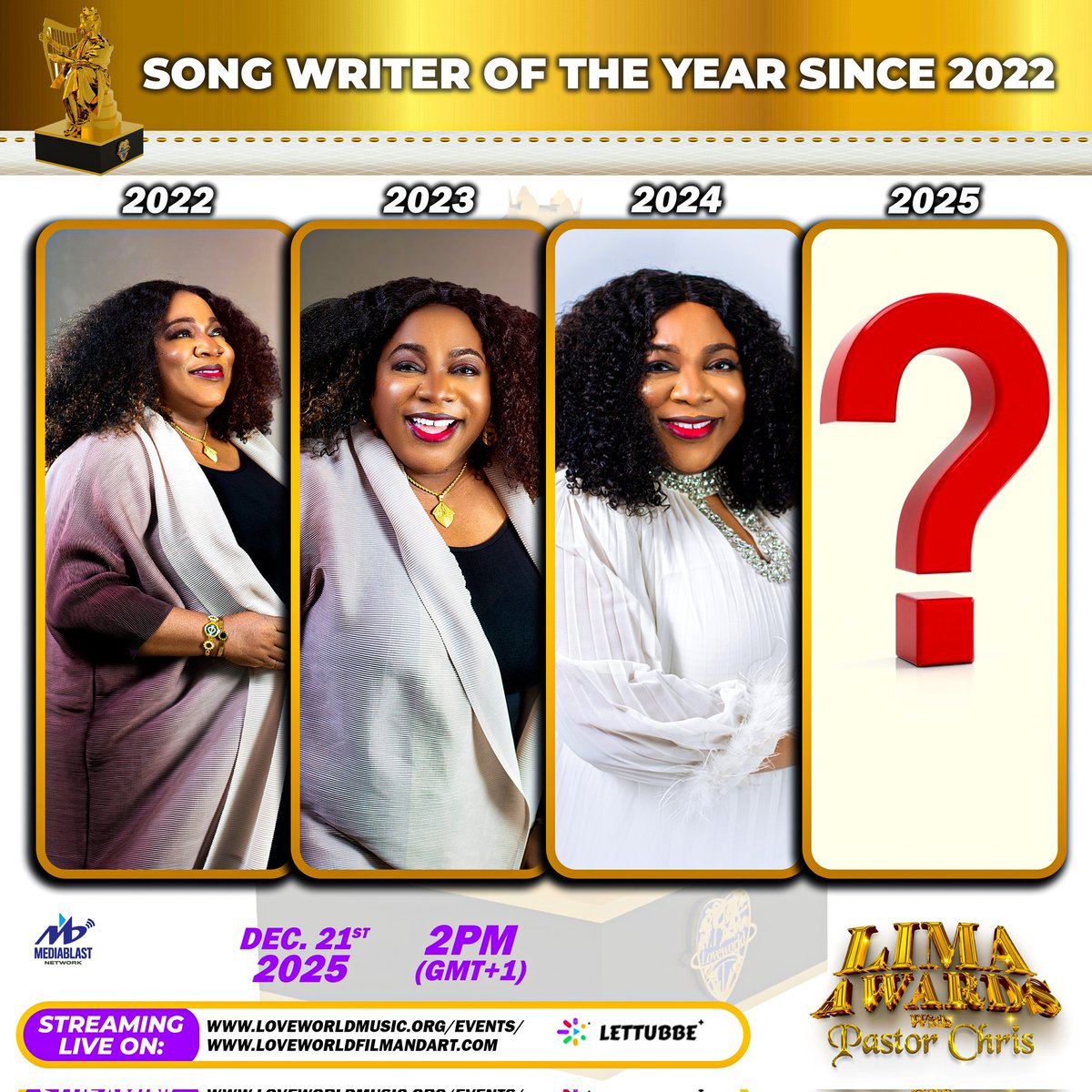 LW INTL MUSIC & ARTS AWARDS WITH PASTOR CHRIS tweet media