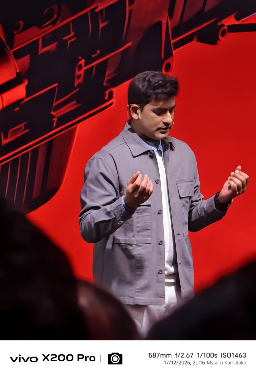 KaizaadUnbiased's tweet photo. ✨ Bangalore. #OnePlus15R launch. Energy through the roof.
But the real highlight? Meeting Yash RJ aka @TheReal_YRJ from the OnePlus Community.
I’ve followed his journey online, seen his passion for tech and the way he uplifts conversations. Finally meeting him in person was something else entirely. His insights, his vibe, his sheer enthusiasm for the community… it reminded me why these events matter beyond the product reveals.
The OnePlus Community isn’t just about devices it’s about people like Yash who make it feel alive, authentic, and worth showing up for. Every conversation we had was a reminder that tech is best experienced together, with voices that care and challenge and inspire.
Walking out of the launch, I wasn’t just excited about the #OnePlus15R. I was grateful for the connections that made this journey unforgettable. Meeting Yash was absolutely worth it. 💯
Here’s to more launches, more conversations, and more community moments that remind us why we #NeverSettle.
Shot On #VivoX200Pro #OnePlus #OnePlus15R #OnePlusPadGo2 #LaunchEvent