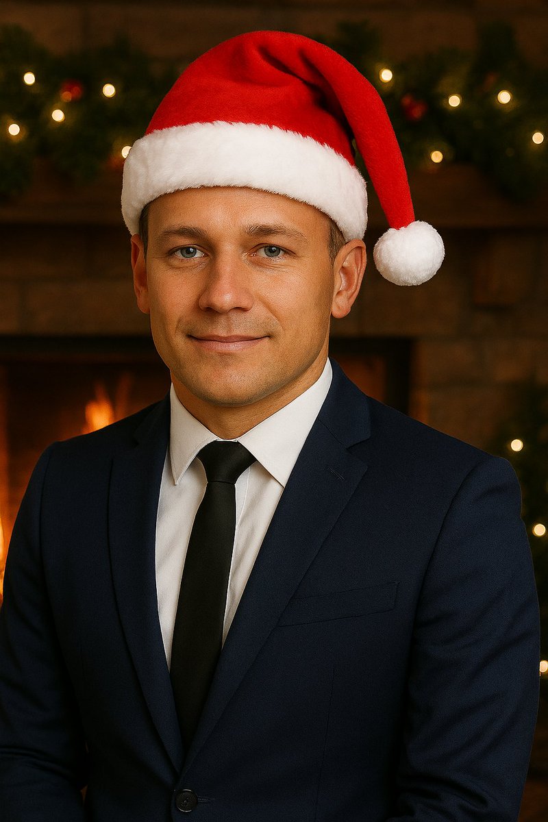 rmindler's tweet image. A little Christmas touch with: 
Did the trend that’s going around. 
Use the prompt in the comments and upload a selfie in ChatGPT.
#AI