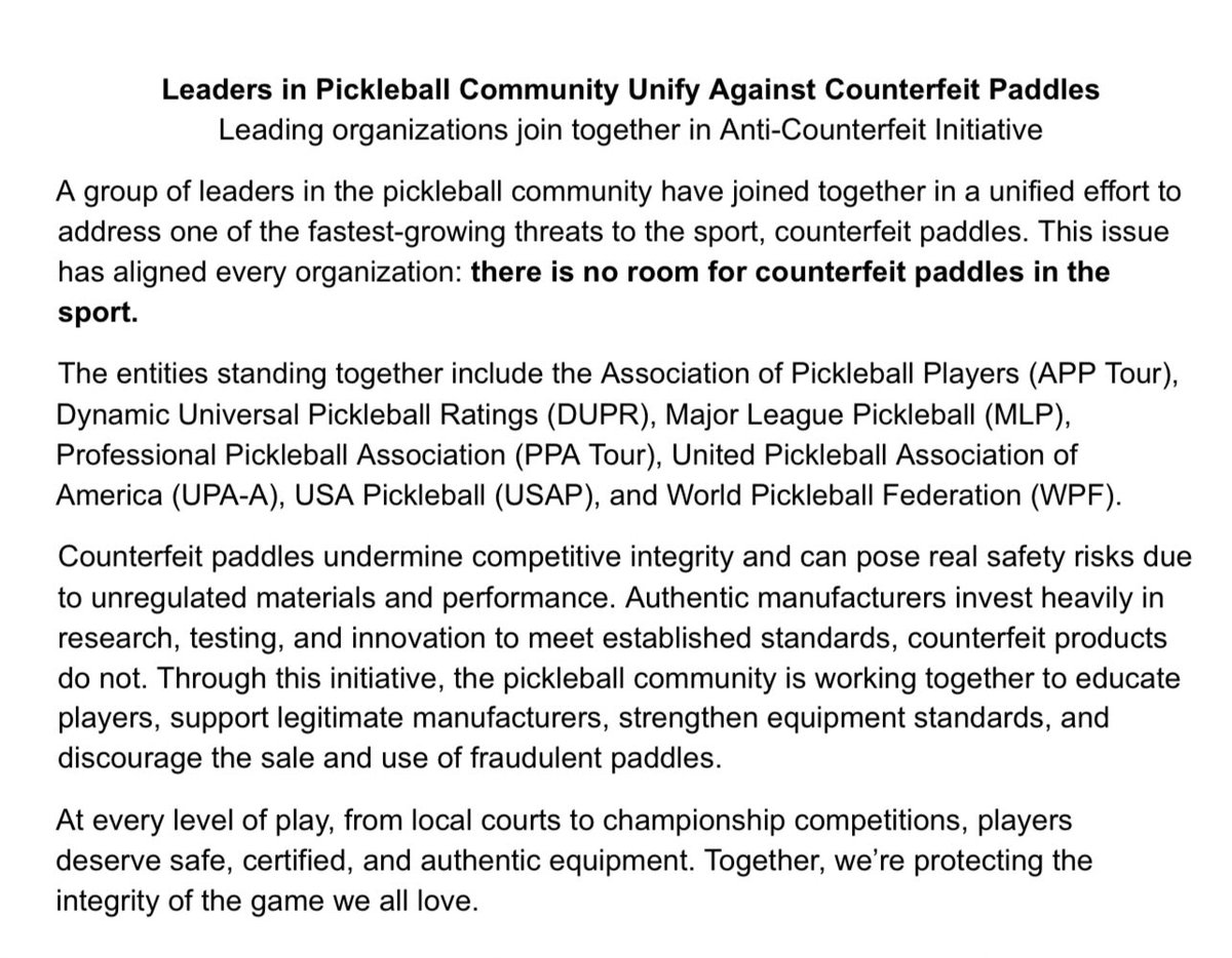 UPAApb's tweet image. Counterfeit paddles are increasingly becoming an issue. 
Purchase paddles direct from brands or authorized retailers you can trust.