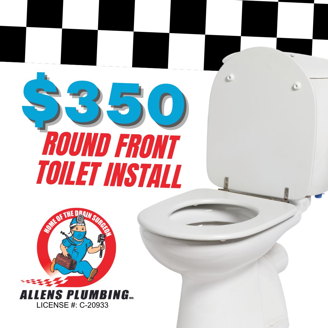 🚽 Special Offer: $350 Front Toilet Installation! 💧

📲 Claim your offer: allensplumbinghi.com/coupons/

#PlumbingSpecial #ToiletInstallation #AllensPlumbing #HawaiiPlumbing