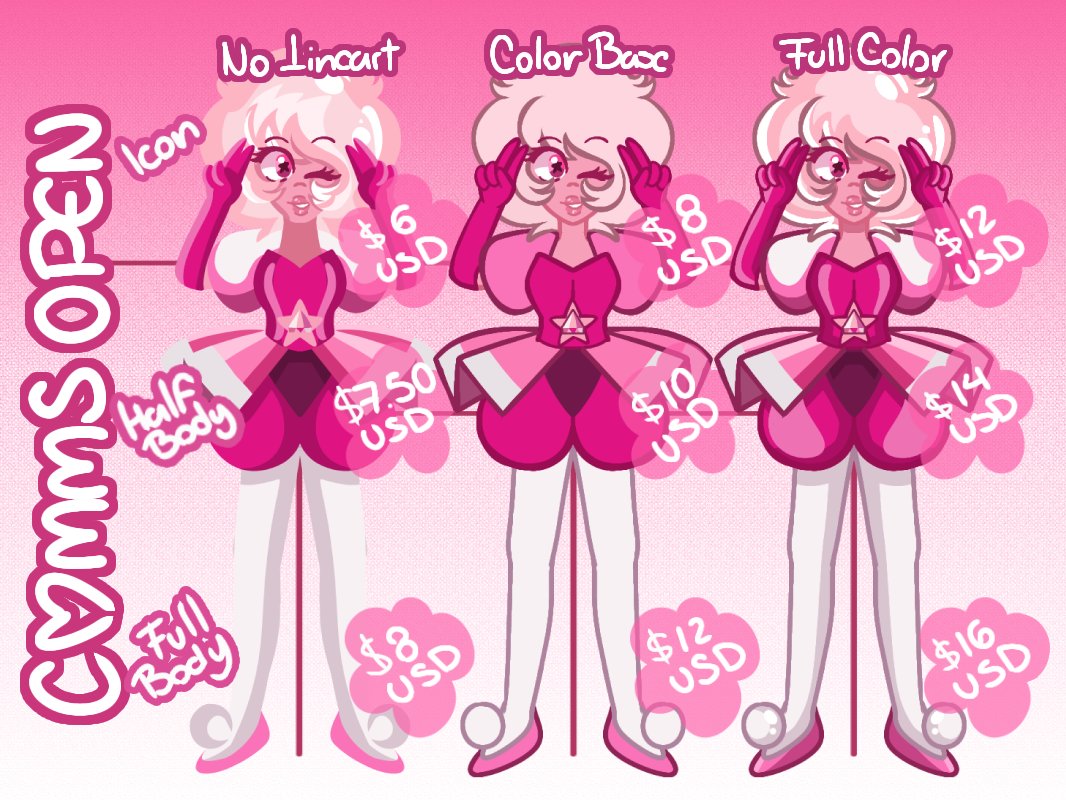 ☆ ──꒰✉️꒱ ❞  LISTA DE PRECIOS ‼️‼️ ‧₊˚ 
#opencommission #commissionsopen #comisionesabiertas #commissions #opencomms

extra : 3 USD por fondo detallado 
el fondo simple es totalmente gratis !