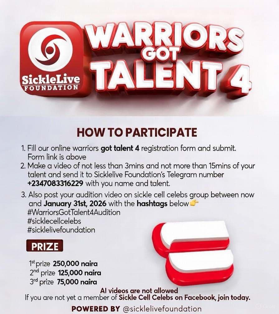 SICKLELIVE FOUNDATION tweet media