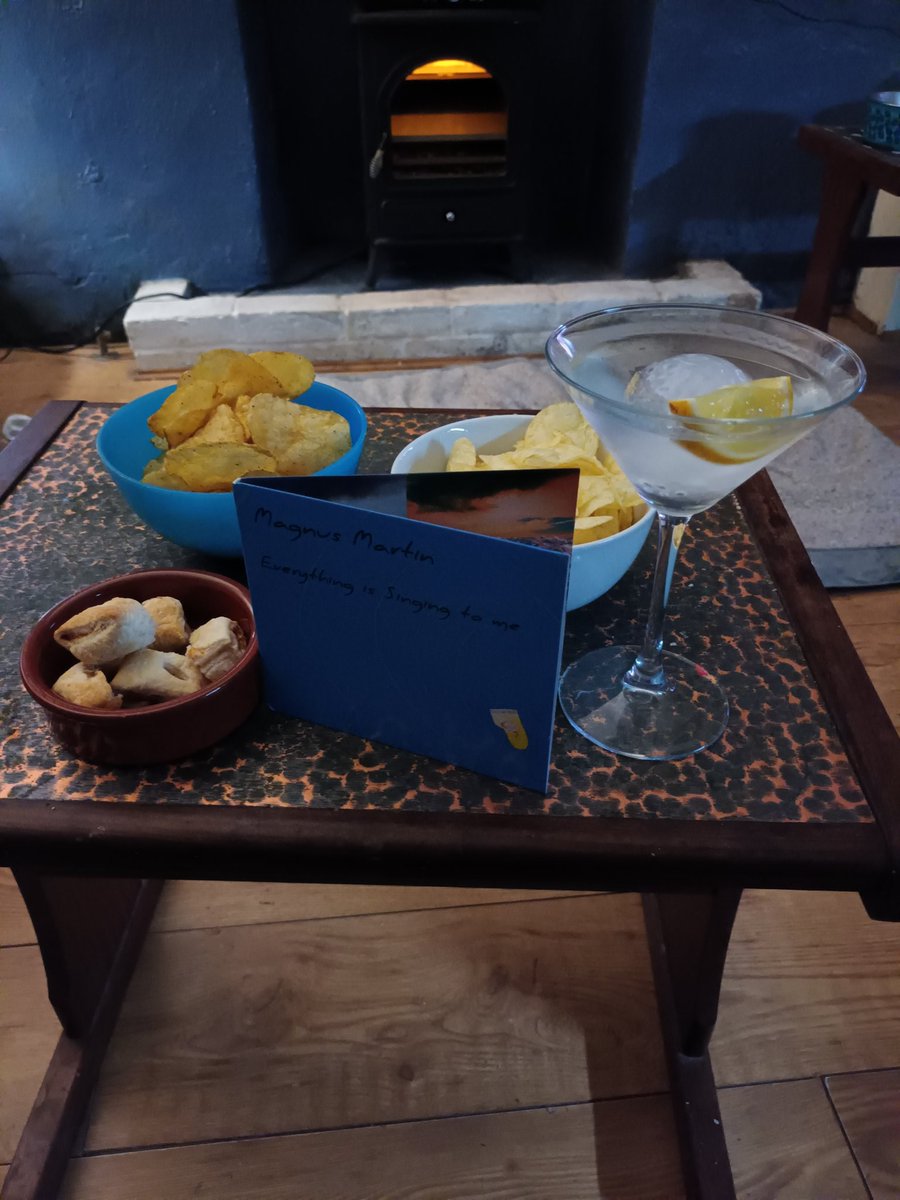 Friday cocktail listening Magnus Martin #Hawkwind solo album.