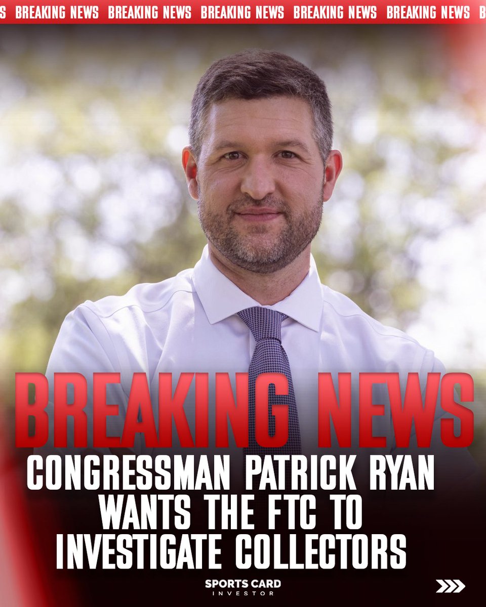 Congressman <a href="/RepPatRyanNY/">Rep. Pat Ryan</a> has formally requested that the FTC investigate Collectors Holdings, citing concerns over consolidation and competition in the trading card grading industry.

Ryan argues that Collectors’ acquisitions of PSA, SGC, and the proposed purchase of Beckett