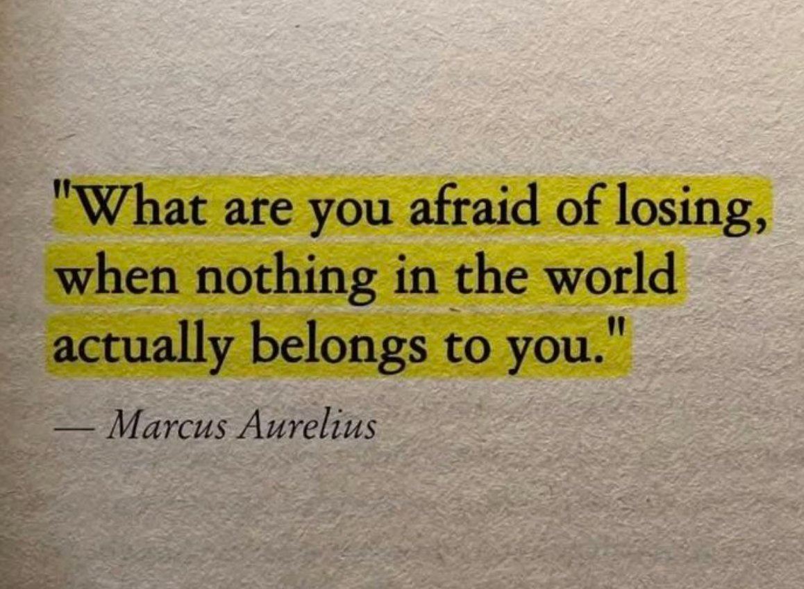 Written in a tent, surrounded by war, nearly 2,000 years ago.

Still the reminder you needed today.