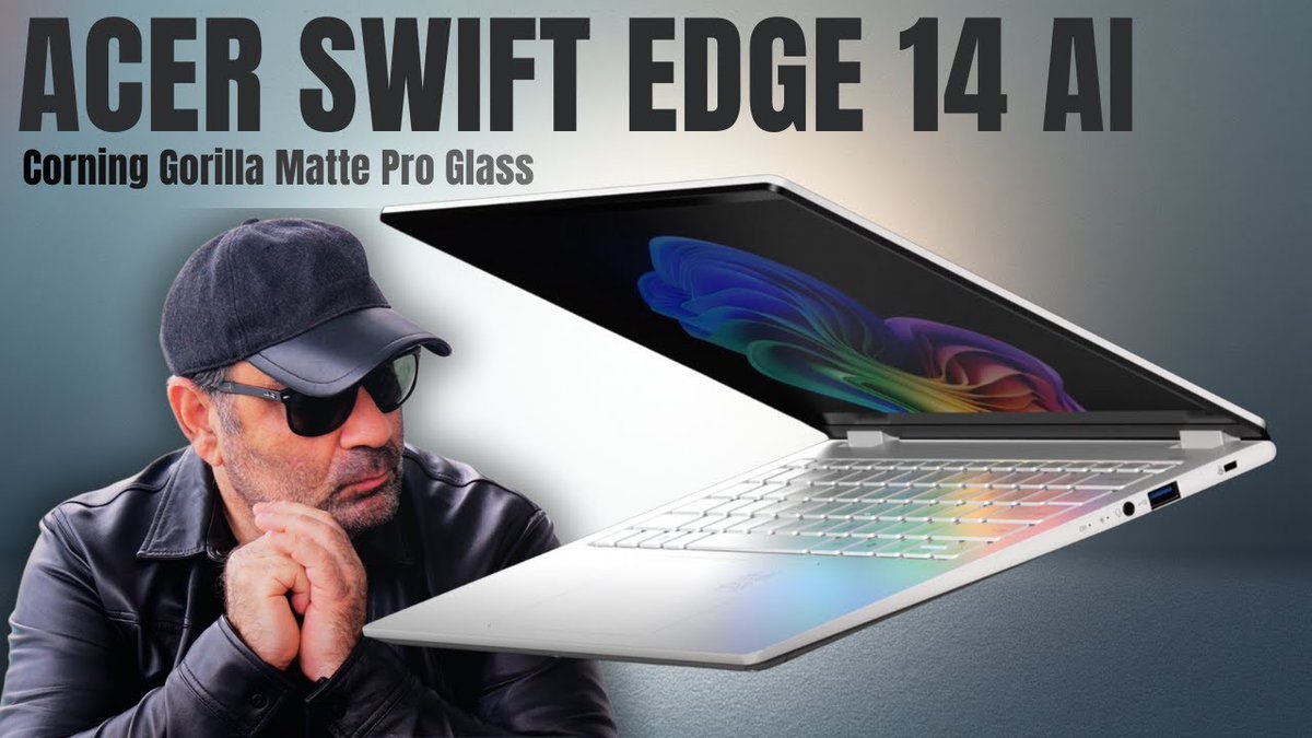 Acer Swift Edge 14 AI: Gorilla Matte Pro Display is AMAZING! youtu.be/I8KR7yK22ZY?si…
<a href="/Acer/">Acer</a>