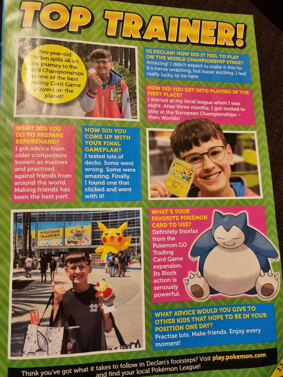 When you spot yourself in the middle aisle in Lidl!! Thank you Pokemon magazine for the feature.