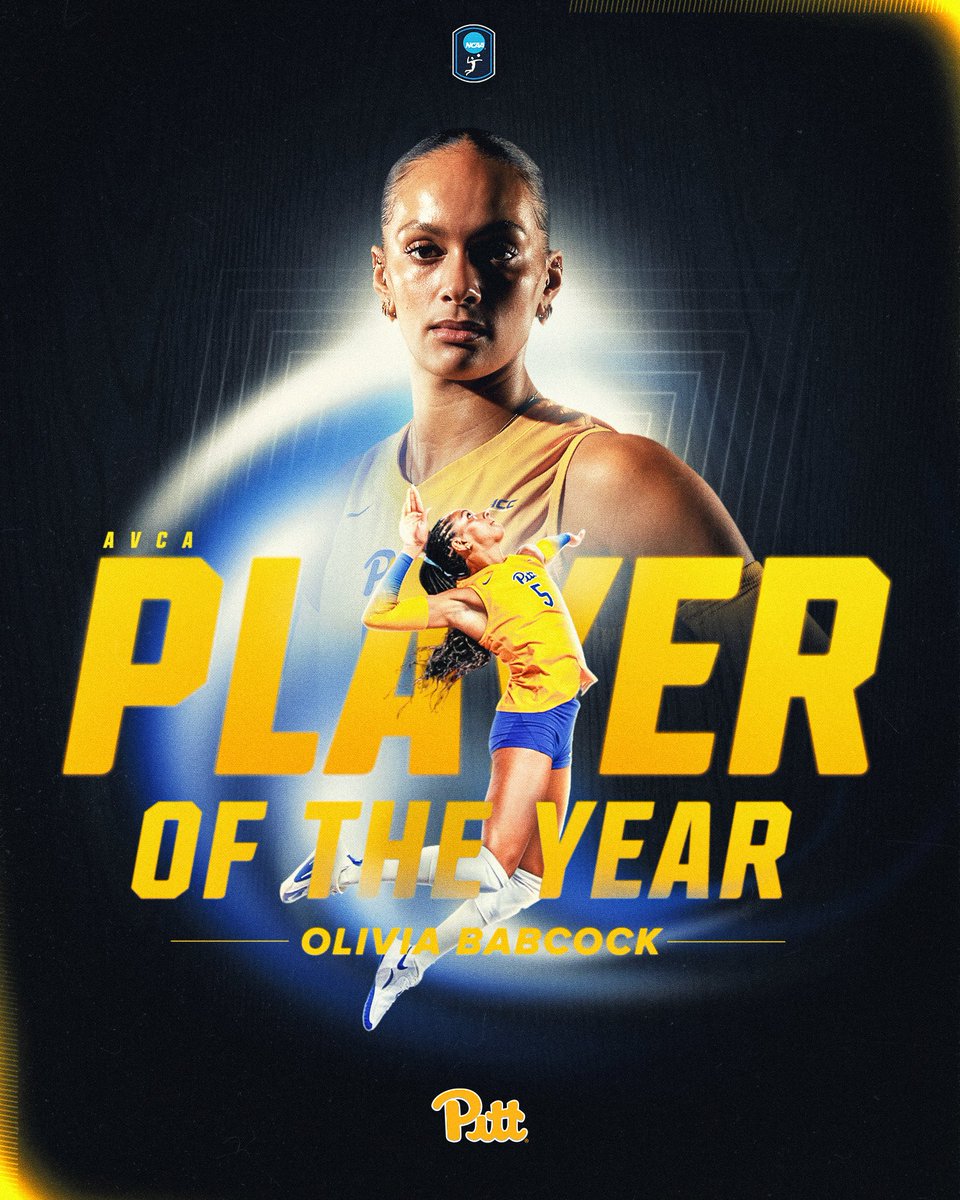 NCAAVolleyball's tweet image. Congratulations Olivia Babcock! 🎉

@Pitt_VB's Babcock is the back-to-back @AVCAVolleyball National Player of the Year!

#NCAAWVB