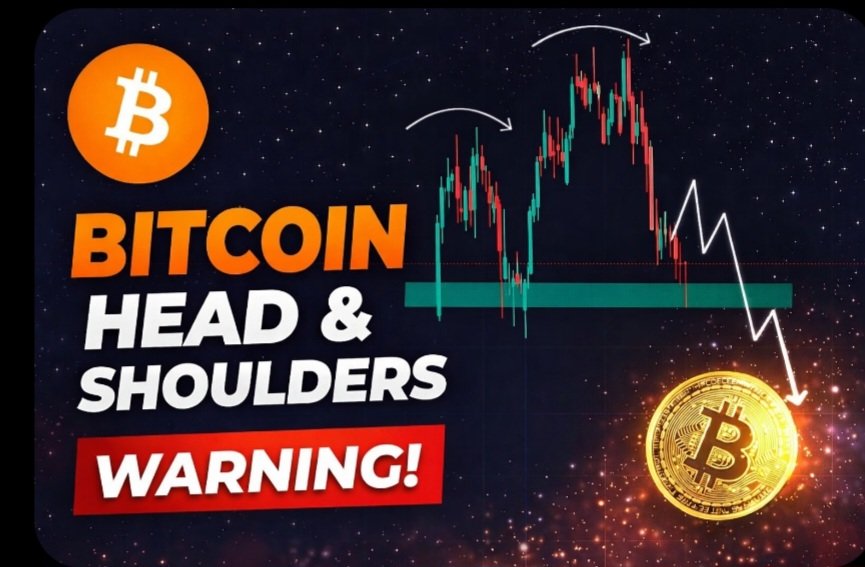 ZaffGeorge_offi's tweet image. Bitcoin is forming a huge head &amp;amp; shoulders pattern ⚠️🚨