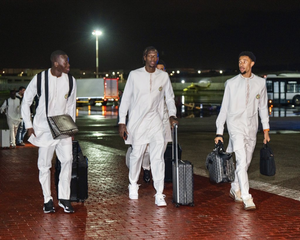 Arrivée des #Lions à Tanger🇲🇦