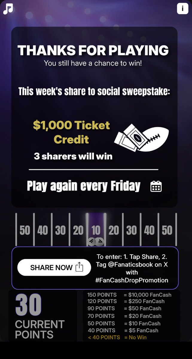 TheSharpNARP's tweet photo. Play the #FanCashDropPromotion today

⁦@FanaticsBook⁩  https://t.co/Pc84uOWOwI https://t.co/EDMcLb9sYf