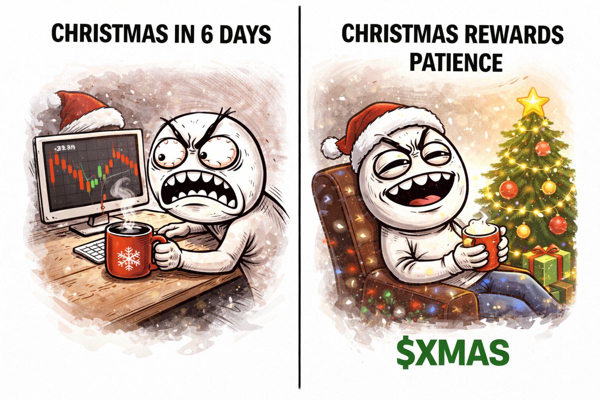 Everyone waits for Christmas 🎄
Only some have the patience to hold
6 days to go
$XMAS