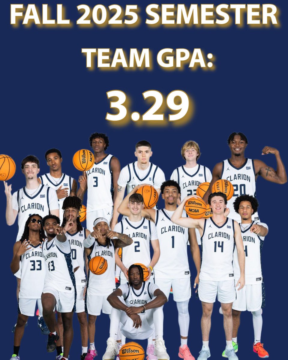 Clarion University Men's Basketball tweet media