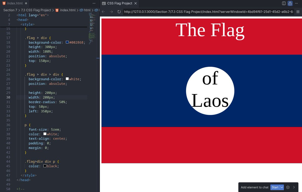rudratweetsless's tweet image. Day 2/100 🚀
Continuing my #100DaysOfCode journey.
Completed Sections 5–7 of Angela Yu’s Full Stack Web Development course.
Studied how  CSS works and tried the practical coding exercise with it.
Showing up daily. 💻🔥
#buildinpublic  #fullstackwebdevelopmentcourse