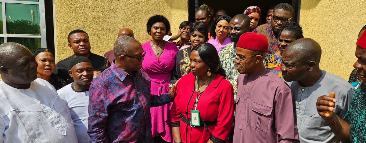 PeterObi's tweet image. Extending education to 148 prison inmates with an Unannounced Visit to NECO.

A few days ago, following an appeal from representatives of inmates in correctional centres across Anambra State, I wrote to the National Examinations Council (NECO), providing a letter guaranteeing…