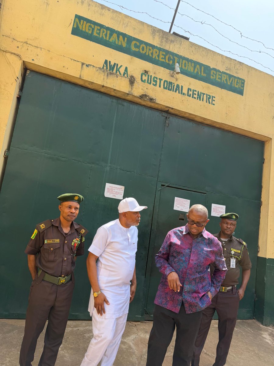 PeterObi's tweet image. Extending education to 148 prison inmates with an Unannounced Visit to NECO.

A few days ago, following an appeal from representatives of inmates in correctional centres across Anambra State, I wrote to the National Examinations Council (NECO), providing a letter guaranteeing…