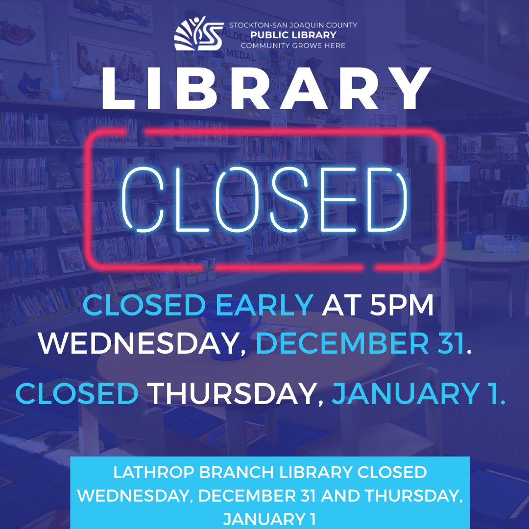 Stockton-San Joaquin County Public Library tweet media