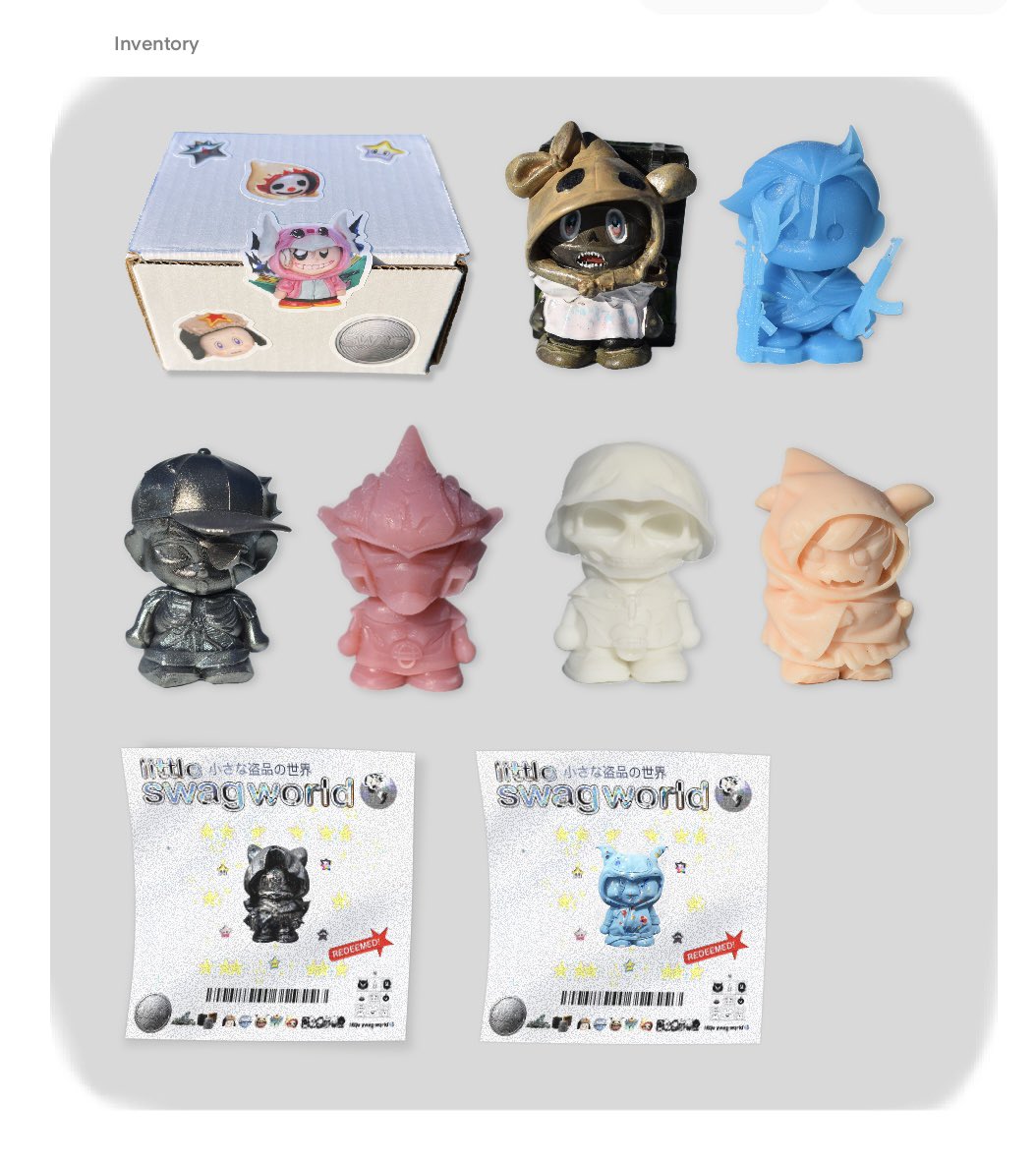 supermetalx's tweet photo. little swag blind boxes december 27th 🖋️🗓️ https://t.co/W4J9w1OZIb