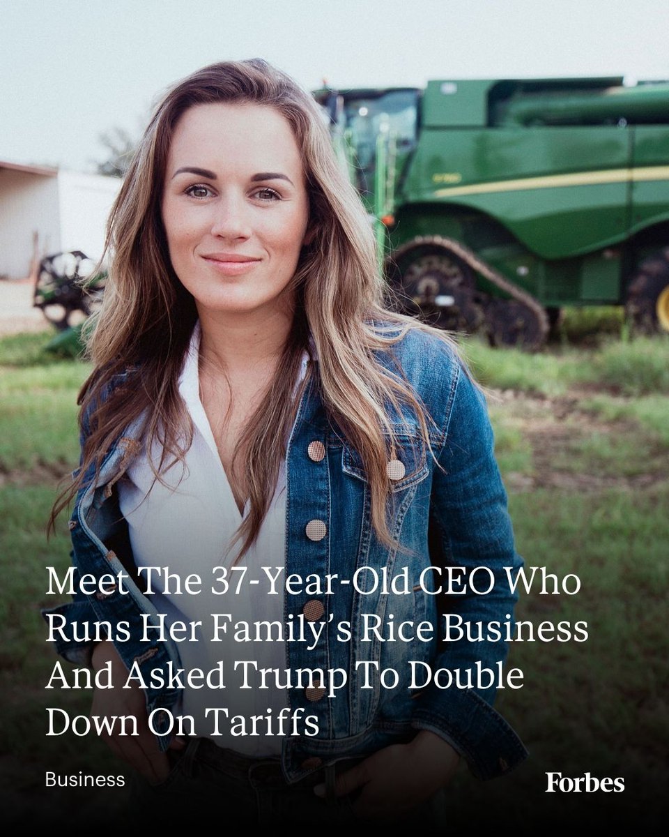 Meryl Kennedy of 4Sisters Rice fears that more American rice farmers will go out of business amid unfair foreign competition—and she was bold enough to pitch the president on her solution. 

Full story: forbes.com/sites/chloesor… (Photo: Kelly Moore for 4Sisters Rice)