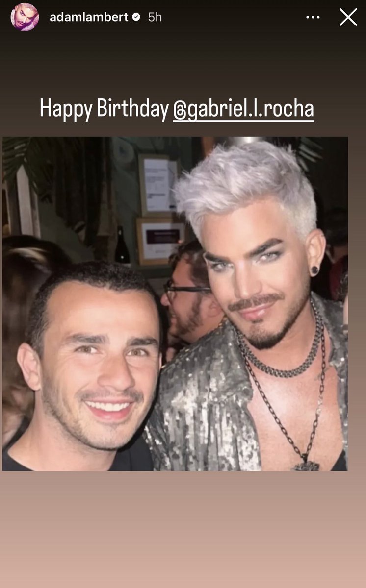 Angel_nDisguise's tweet photo. New @adamlambert story wishing Gabriel happy birthday! 🎉🎂 https://t.co/KGeEjLNfdN