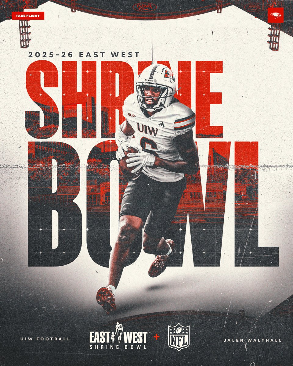 UIWFootball's tweet image. Invite 𝘼𝙘𝙘𝙚𝙥𝙩𝙚𝙙‼️

#TheWord | @ShrineBowl x @JalenWalthall