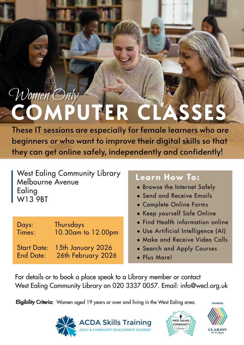 West Ealing Community Library tweet media