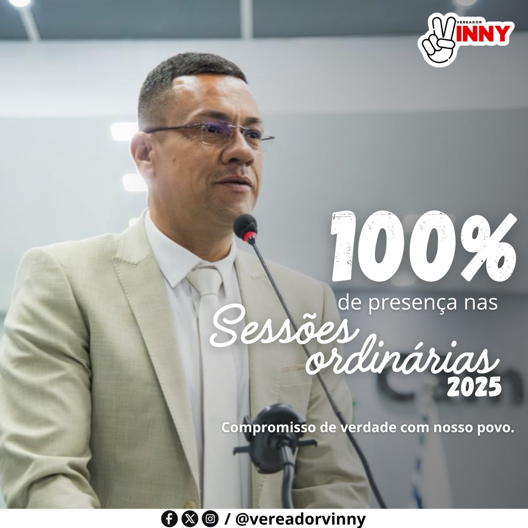 Entrando em recesso na câmara, com 100% de presença em 2025! Mesmo assim, seguimos nas ruas, ouvindo e resolvendo as demandas da população. Junto aos meus líderes Jorge Miranda, Deputado Renato Miranda e o prefeito Marotto Miranda, seguimos firmes na luta por melhorias!