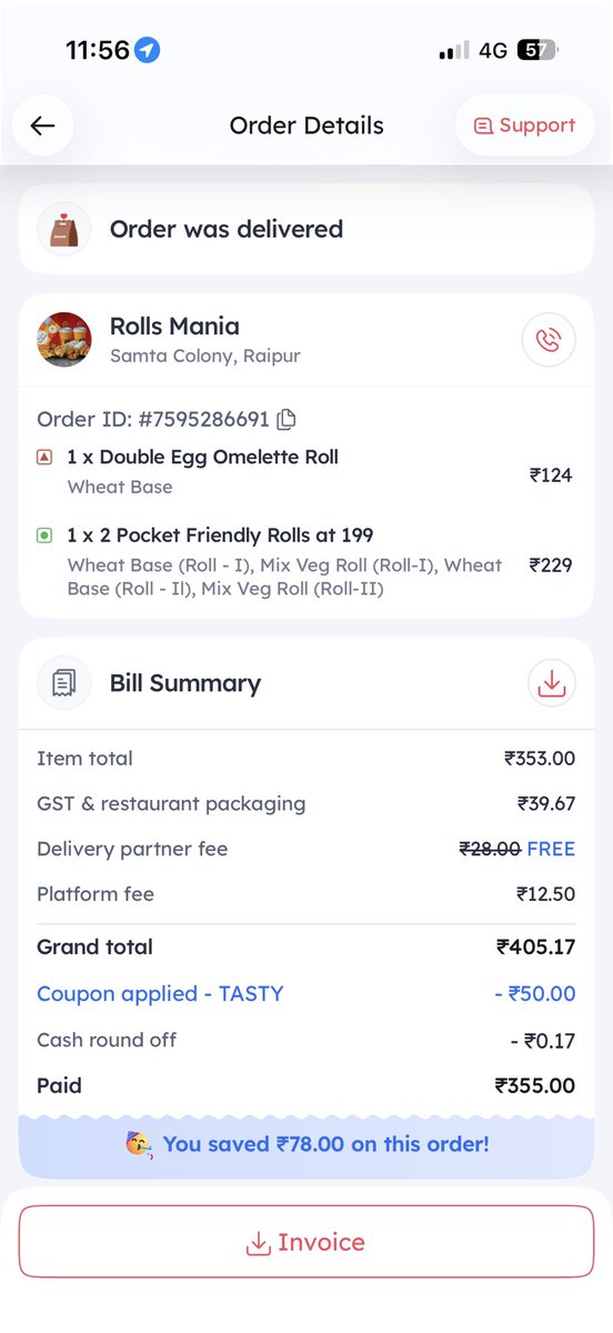 muditpandey09's tweet photo. @zomato,you are just cheating with us,order hota kuch aur hai,aur deliver kuch aur,and your support team is not support,but to support you earn money @zomato https://t.co/l9yPJY225a