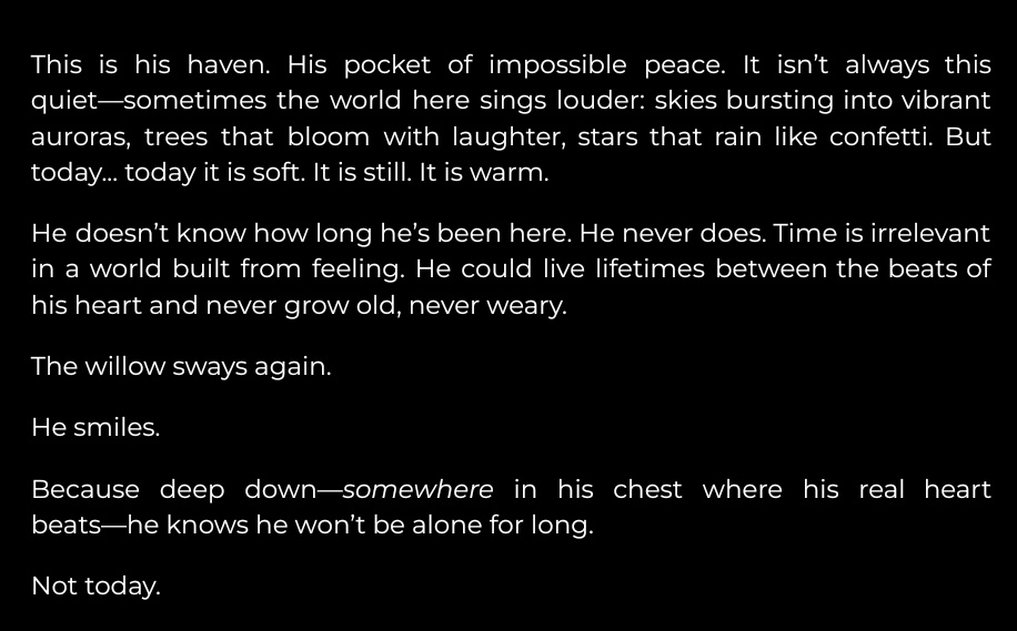 Little snippet from my upcoming fic "Rooted Hearts" for the <a href="/BHarryFest/">BH Fic Fest Round 6</a> coming to you all in early 2026 ☺️