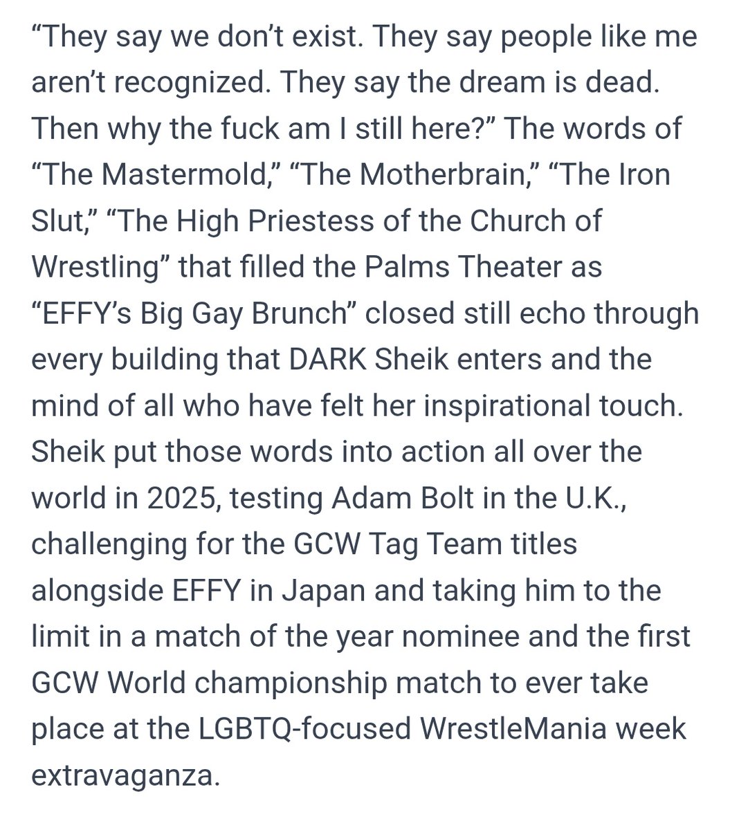 darksheikftf's tweet photo. Grateful that this list exists,
to remind us we are not alone
And how bright we shine ✨️ 
#QWI200 #QWI

Thank you
@outsports @LGBTRingPod @WonderboyOTM https://t.co/TUQQjtMC6W