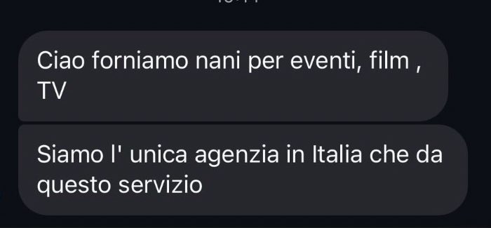 Non pensavo di essere una cosa da fornire, pensa che fortuna
