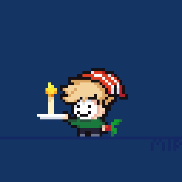 MakeItPixel_'s tweet photo. Day 23 of the Christmas challenge: dream is putting up the final decorations 🎄🕯️

#dreamfanart #pixelart https://t.co/I7kwWpoqhS