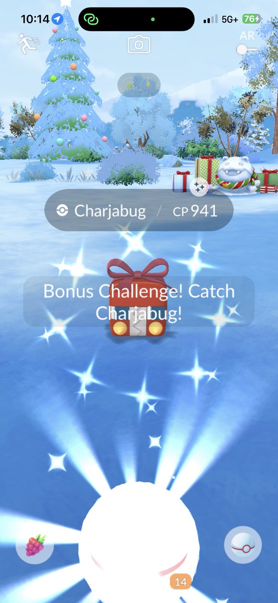 Thanks <a href="/Bionox96/">Bio 🌻</a> for jumping out and leaving the shiny for me! 😹🥳#PokemonGO ##ShinyPokemon