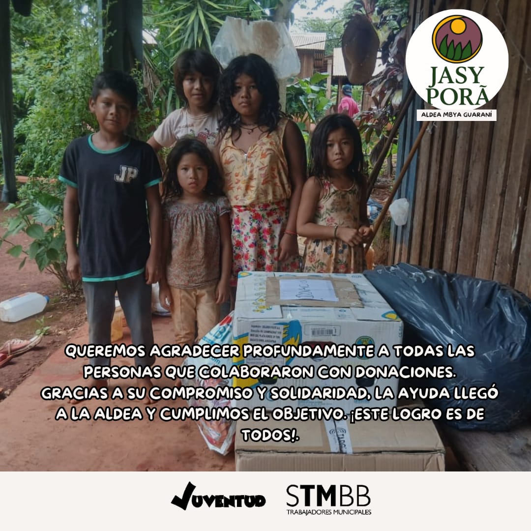 Gracias a la solidaridad de cada uno de ustedes, la ayuda llegó a destino y pudimos cumplir el objetivo: que esta comunidad reciba lo que tanto necesitaba.