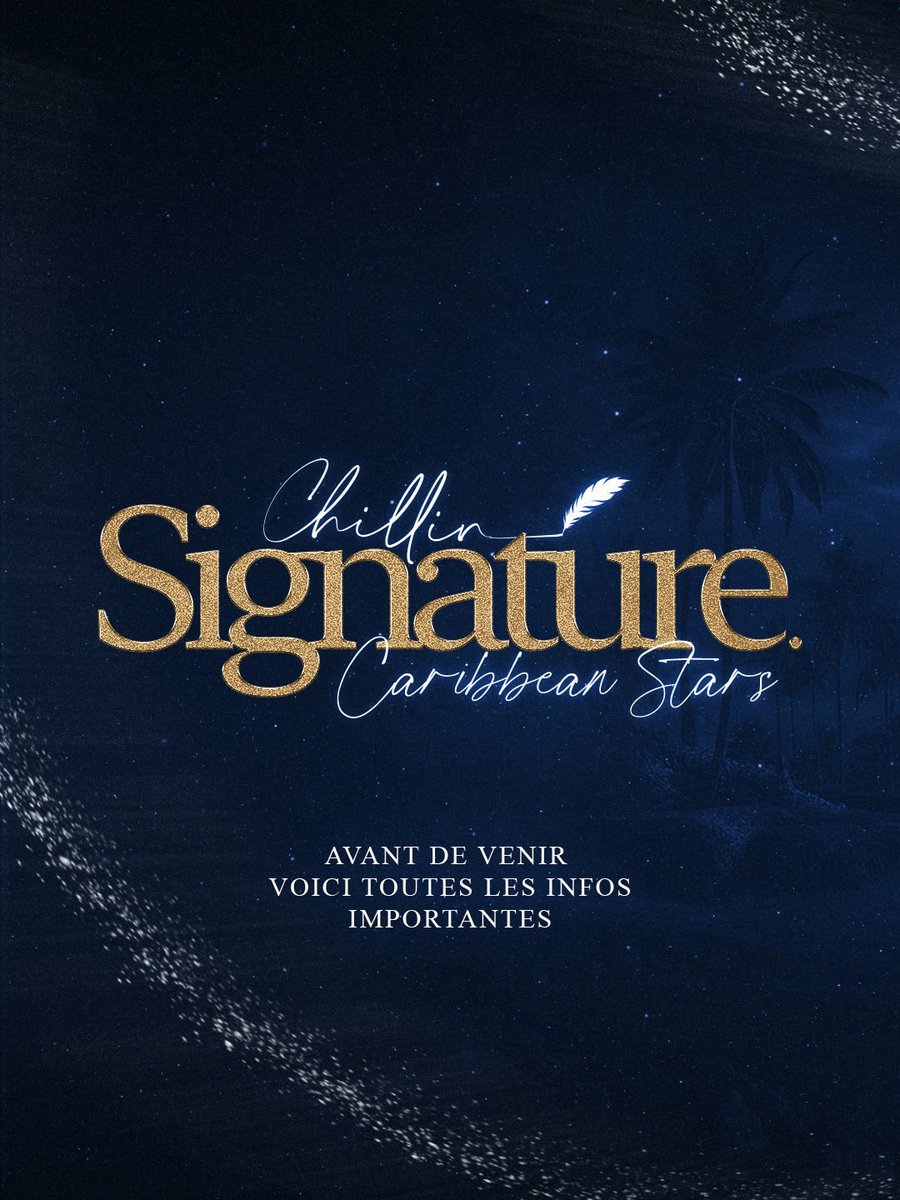 Chillinconcept's tweet image. Qu’est ce que la Signature ? 

Nous vous dévoilons un peu les codes de la soirée ✨
⬇️