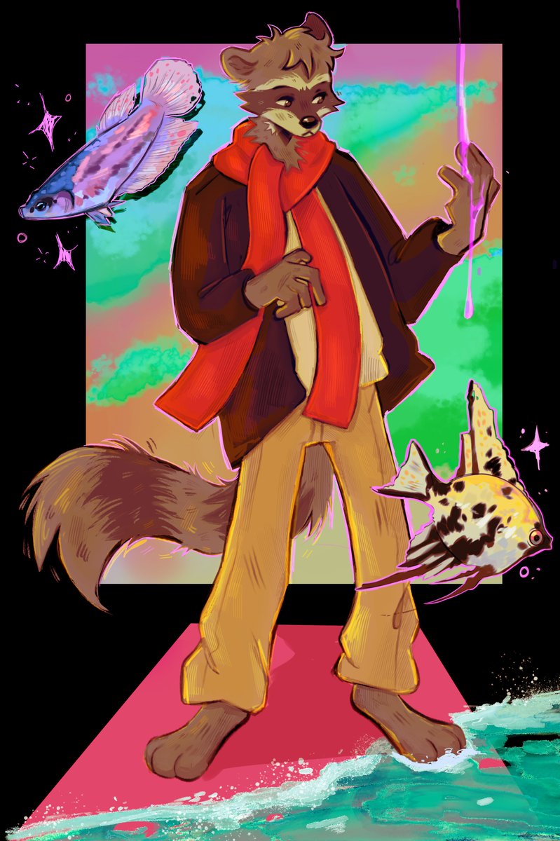 _ThatRacc_'s tweet image. Fall through space out of mind with me 

wonderful art by @LuxTax_