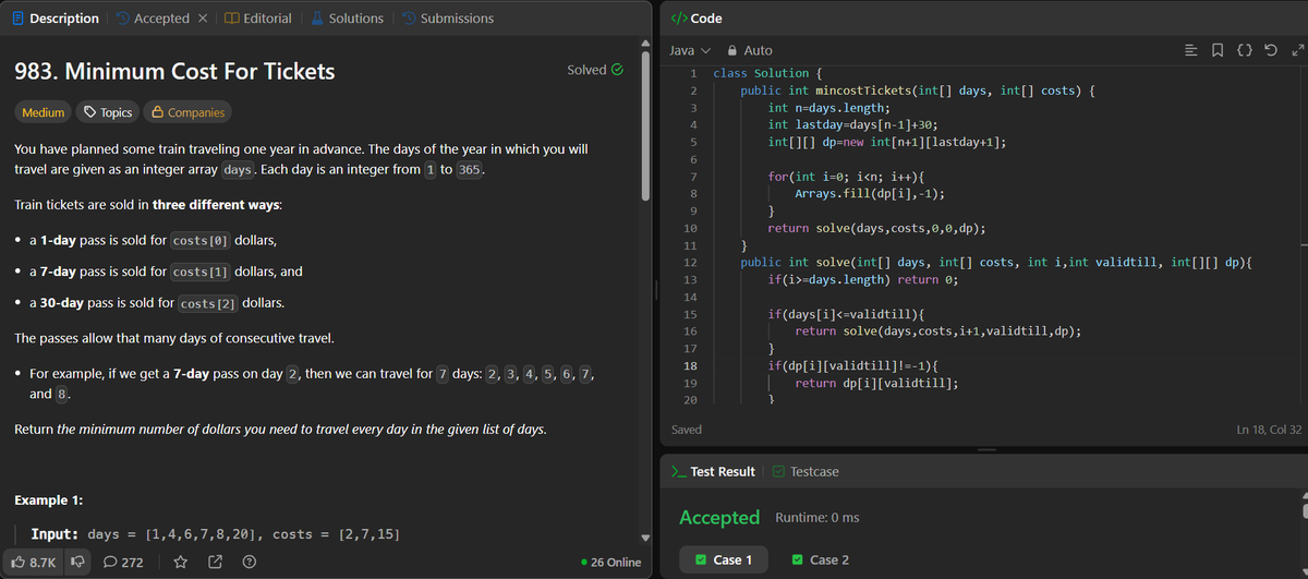 x_bughunter's tweet image. Another DP pattern unlocked 🔓
LeetCode 983 | Recursion + Memoization

#DPPatterns #LeetCode #Java #DSA