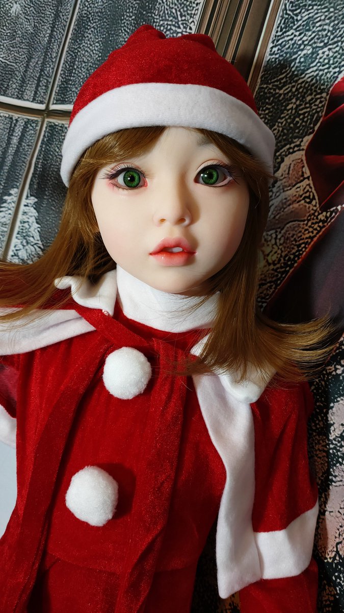 LadyEmilia99932's tweet photo. Getting into the holiday spirit with this adorable little Santa girl! Hanging ornaments, striking playful poses, and spreading Christmas cheer in her cozy red outfit against a snowy winter backdrop. Merry Christmas vibes! #FestiveSeason #HolidayCheer #SantaGirl #SantaDress https://t.co/ROz2DT3NV7