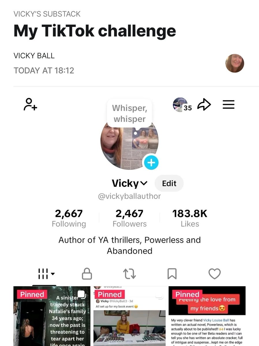 I've written a new substack about TikTok. Check it out below if you're interested 😁👇