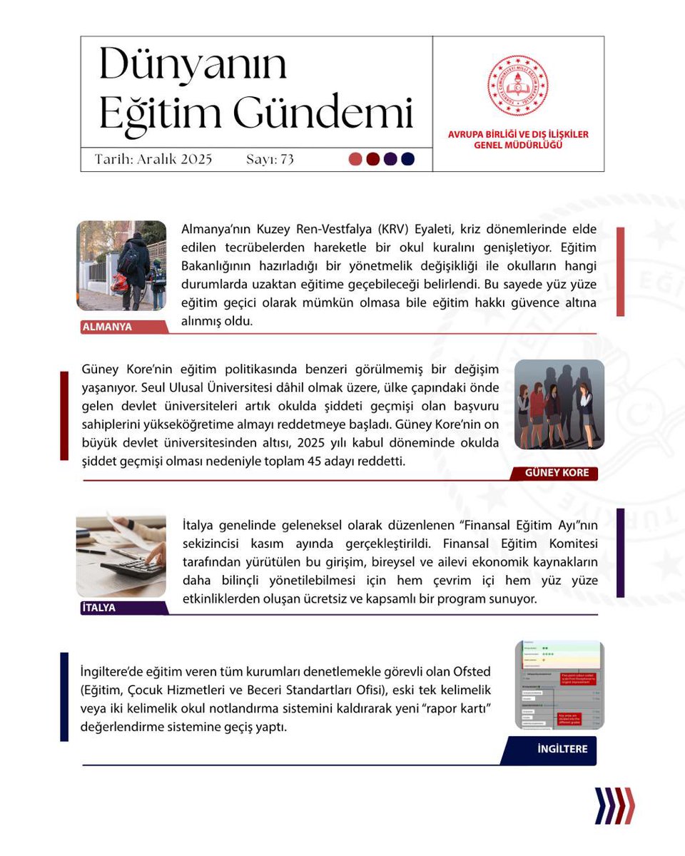 T.C. MEB AB ve Dış İlişkiler Genel Müdürlüğü tweet media