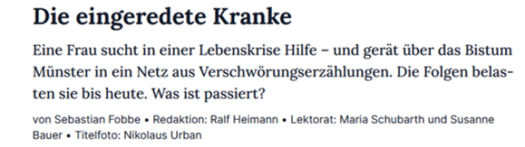 Immer mehr zeigt sich, wie Hilfesuchende unter dem "Wahn" von Satanic-Panic-Therapeut:innen leiden. 

Ändert tut sich derzeit noch wenig. Sogar "Blinder Fleck" mit seinen zwei unglaubwürdigen Protagonistinnen wird weiter für Preise nominiert.

skeptix.org/2025/12/19/rit…