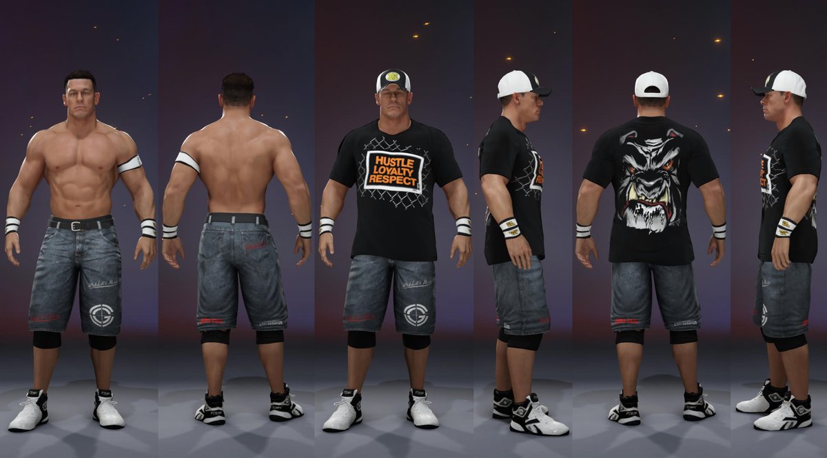 GameVolt1's tweet image. Download @JohnCena's #SummerSlam 2007 attire now available on #WWE2K25 on PS5 and Xbox Series X|S. Search "Gamevolt" to find on Community Creations.