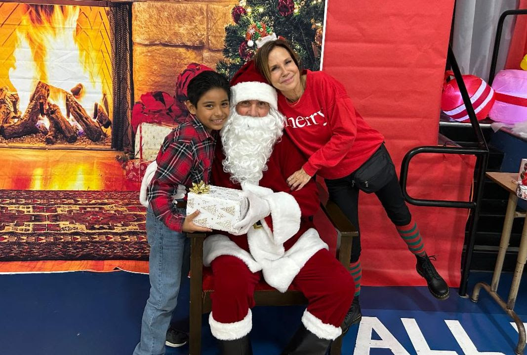 Joy filled our Annual Christmas Toy Giveaway on Dec 12! Santa Mike Wells &amp; Northrop Grumman helped 143 youth receive personalized gifts. Thanks to South Central Neighborhood Council for donuts &amp; coffee, and MEJOR for delicious hot chocolate. Together, we made holiday magic!
