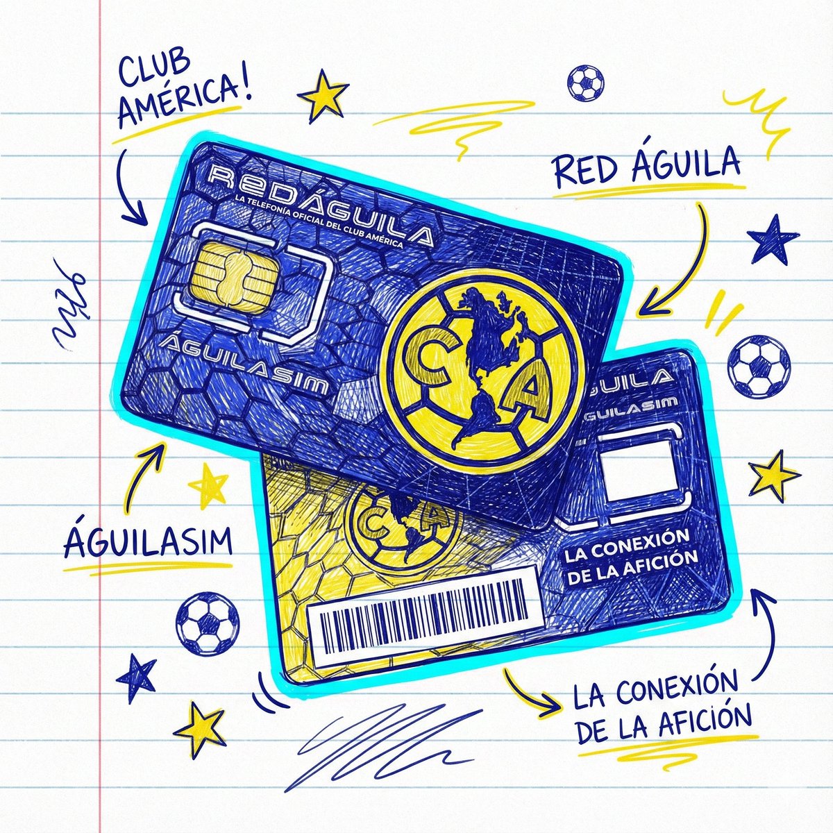 Adquiere ya la telefonía del Club América y aprende lo que es estar verdaderamente conectado. ✨️
redaguila.com.mx