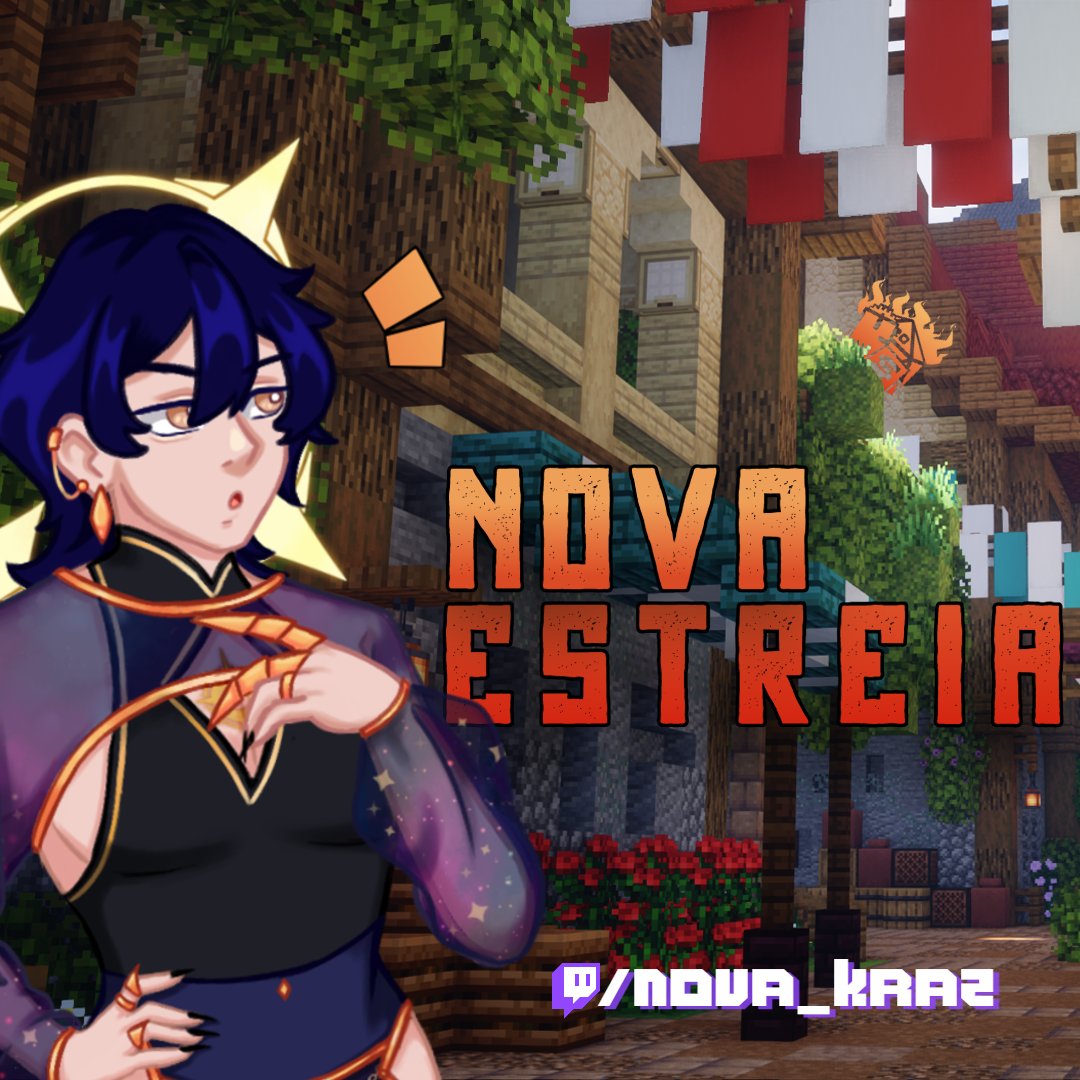Nova_Kraz's tweet image. 🎲✨Começando um RPG no minecraft...
Hoje às 19:00!!
Venha escrever essa história comigo 💫💜
Veja ao vivo: twitch.tv/nova_kraz