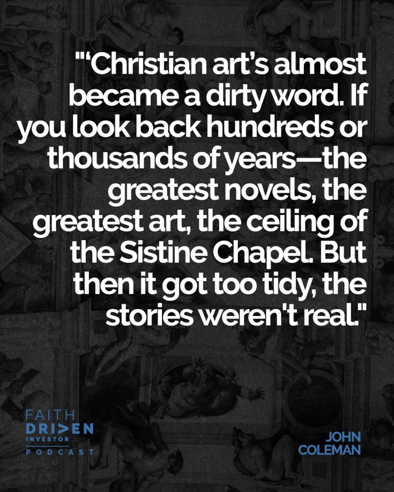 JustinForman's tweet image. Historically, faith shaped culture.
But along the way, we abandoned some fields.
We confused sincerity with excellence.
We stopped believing grit setup beauty, and darkness made truth brighter. The result?
Others filled the vacuum.

But history is now telling a different story.