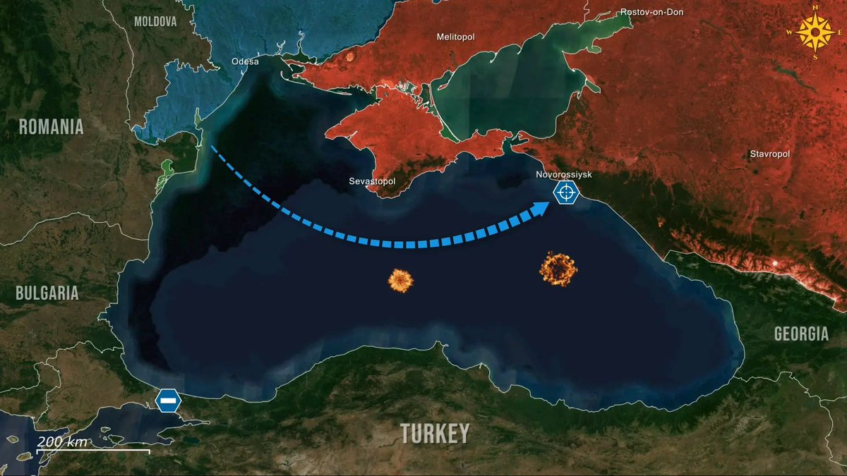 Ukraine just opened an entirely new front in the Black Sea - from below the surface.

A Security Service and Navy joint operation sent an underwater drone called Sub Sea Baby on a week-long journey to Novorossiysk, the port Russia considered safe after relocating its fleet from