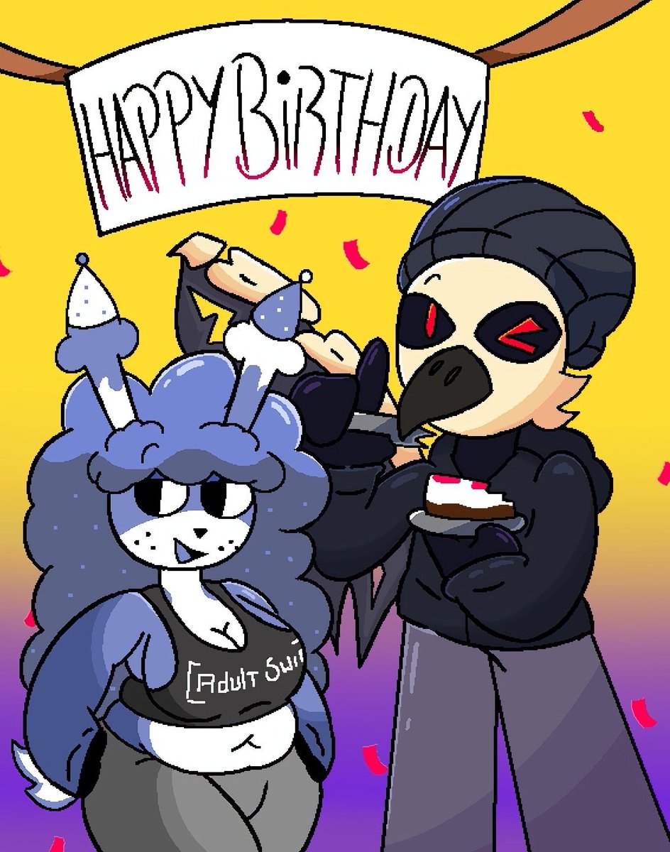 Etherealist_35's tweet image. So you two are already 18! Congratulations, I hope you're having a great time and enjoying this new stage of your lives..
Happy birthday! 🥳